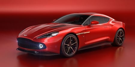 2016 Aston Martin Vanquish Zagato Concept 6.0 V12 8-Speed - Concept, Car, Red, Sports, 8-Speed, Vanquish, Zagato, V12, Aston Martin