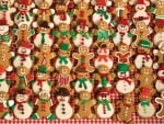 Gingerbread Man And Snowmen