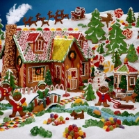 Gingerbread House Land