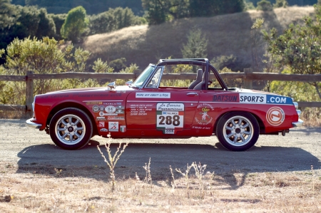 1967 Datsun 1600 Roadster 1600cc 5-Speed - sports, datsun, 1600, 1600cc, car, red, roadster, old-timer, 5-speed