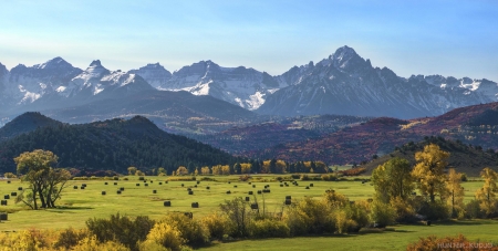 Ridgway Colorado - nature, ridgway, colorado, mountains, field