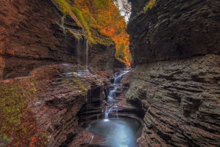 Watkins Glen - mountains, watkins glen, cool, river, fun, nature