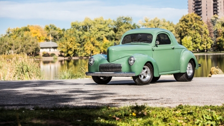 1941-Willys-Street-Rod. - Ford, Pro Street, Classic, Green