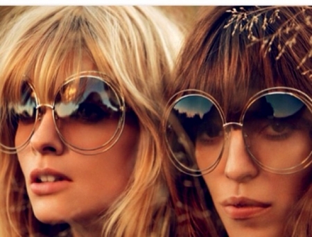 Lou Doillon and Julia Stegner  - Woman, Female, Glasses, People, Beautiful, Models