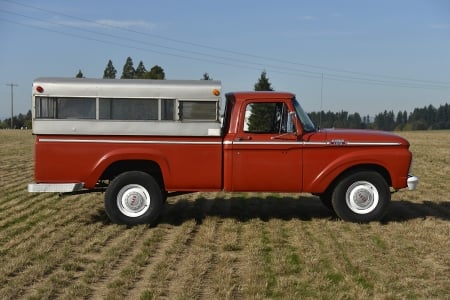 1963 Ford F-100 292ci V8 4-Speed - Truck, Red, 4-Speed, Ford, Old-Timer, F-100, 292ci, Pick-Up, V8