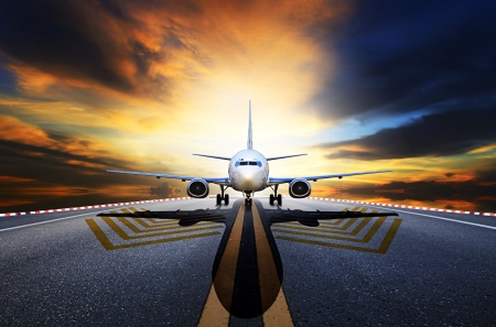 Ready For Departure - aircraft, passenger, plane, sky, runway, photo
