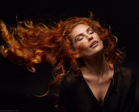 redhead - red, people, beauty, photography, models, hair, fashion