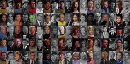 Classic Star Trek and Twilight Zone Actors and Actresses Version Two