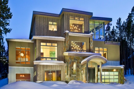 Ski Lodge - Lodge, Snow, Beautiful, WInter, Ski, House