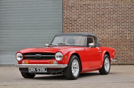 1972 Triumph TR6 Convertible 2498cc - Car, Red, Sports, Convertible, TR6, Triumph, Old-Timer, 2498cc