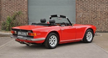 1972 Triumph TR6 Convertible 2498cc - Car, Red, Sports, Convertible, TR6, Triumph, Old-Timer, 2498cc