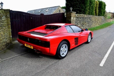 1991 Ferrari Testarossa 4.9 V12 - Ferrari, Car, Red, Sports, V12, Old-Timer, Testarossa