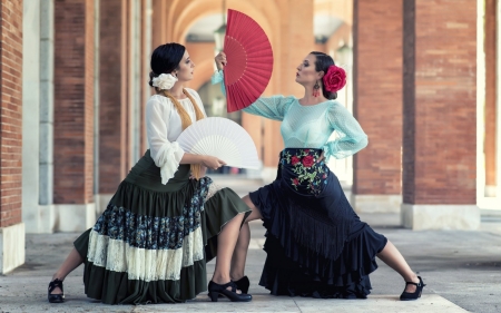 Flamenco dancers