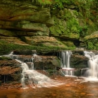 Monbach Waterfall, Black Forest, Germany