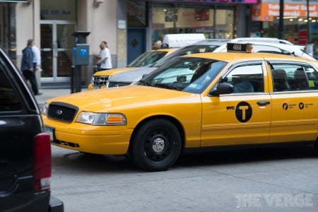 new york city yellow taxi - york, yellow, taxi, city, new