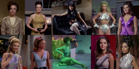 More Actresses from The Original Star Trek Series - Original Star Trek, Yvonne Craig, Arlene Sax, Joan Collins, Angelique Pettyjohn, Star Trek, Joanne Linville, Barbara Bouchet, Lezlie Dalton, Arlene Martel