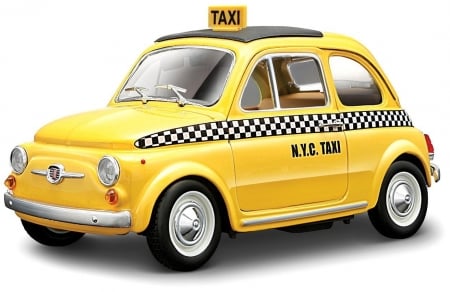 fiat 500 - york, fiat, taxi, city, new