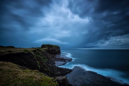 Coastline - cloud, sky, nature, coastline