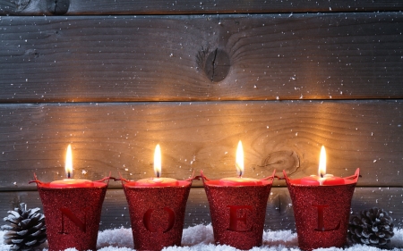 Candle - candle, holiday, decor, christmas