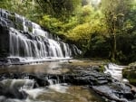 Purakaunui Waterfall, New Zealand