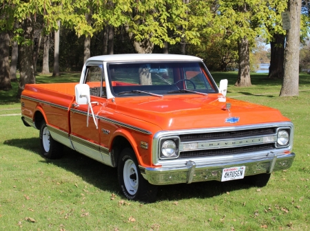 1970 Chevrolet C10 Pickup 350ci V8 3-Speed THM-350 Automatic - v8, chevrolet, c10, truck, 3-speed, thm-350, automatic, 350ci, pickup, old-timer