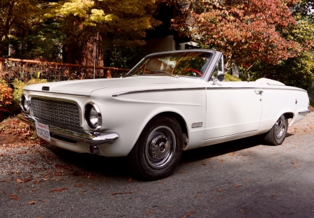 1963 Plymouth Valiant Convertible 225ci 3-Speed Automatic - Plymouth, Convertible, 3-Speed, Automatic, 225ci, Old-Timer, Valiant