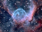 Thor's Helmet Emission Nebula