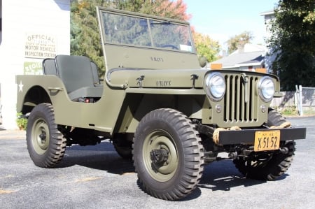 1948 Willys CJ-2A 134ci 3-Speed - Willys, 3-Speed, Military, 134ci, Old-Timer, CJ-2A