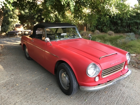 1966 Datsun 1600 Roadster 1.8 5-Speed - sports, car, datsun, red, roadster, old-timer, 1600, 5-speed