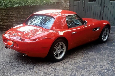 2003 BMW Z8 4.9 V8 6-Speed - sports, v8, car, red, 6-speed, bmw, z8