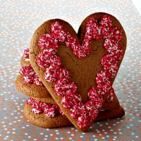 Heart Gingerbread Cookies