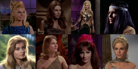 Star Trek Original Series Actresses - Zarabeth, Star Trek, Miramanee, Mariette Hartley, Lois Jewel, Tania Lemani, Original Series, Barbara Anderson