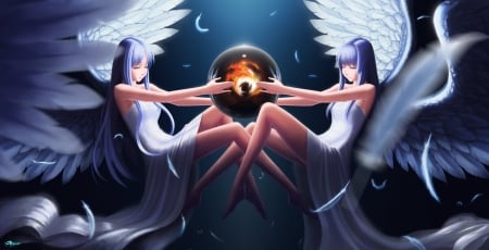 Anime Angel - girl, women, angel, Anime