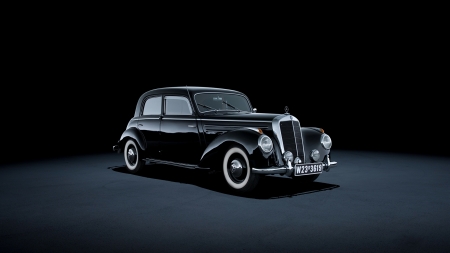 Mercedes-Benz Retro 1951-55 Limousine Gray - retro 1951-55, car, mercedes-benz, limousine gray