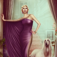 Lady with dog