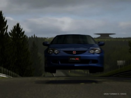 DC5R IN FLIGHT - jumps, blue type r