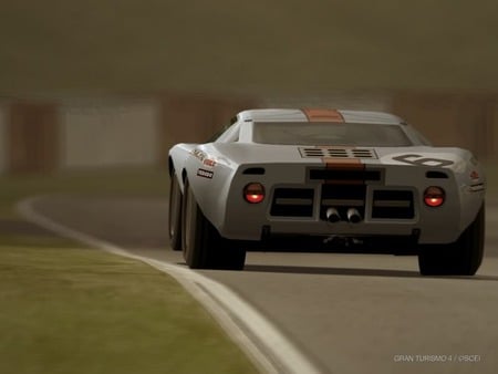 GT40 IN FLIGHT - ford, gt40