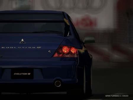 REAR OF EVOLUTION - evolution 7, mitsubishi