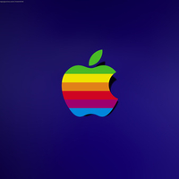 Colourful Apple Logo