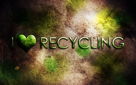 I Heart Recycling - love, i heart recycling, recycling, i heart, liquitech