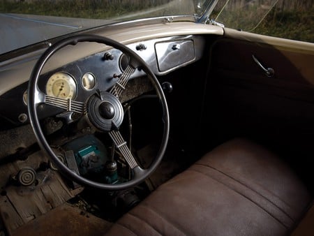 Ford Model 48 Deluxe Phaeton 1935 - 48, deluxe, model, ford, interior, 1935, phaeton