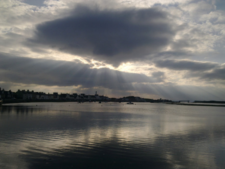 Irvine Harbour Ayrshire - storm, clouds, water, irvine, harbour, fall, autumn, ayrshire, scotland, sky