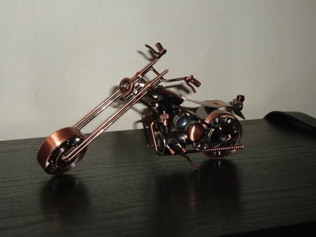 Harley Metal Chopper - harley, chopper, davidson, model