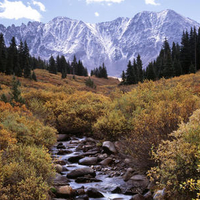 River through mountains