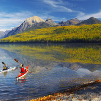 Beautiful Lake with mountain