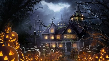 Halloween - cg, halloween, fantasy, art