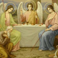 Holy Trinity, Abraham and Sara 