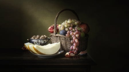 Melon Slices - Melon, Fruit, Still Life, Beautiful