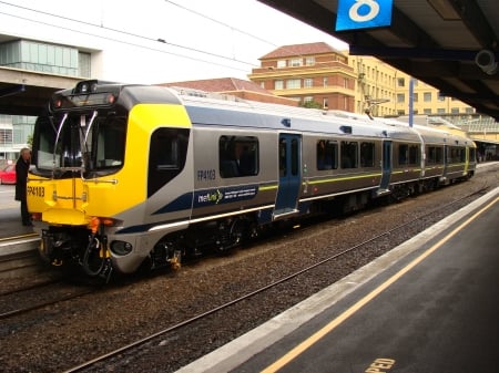 metlink electric train - metlink, train, electric, station