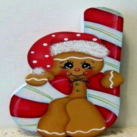 Christmas Gingerbread Candy Cane